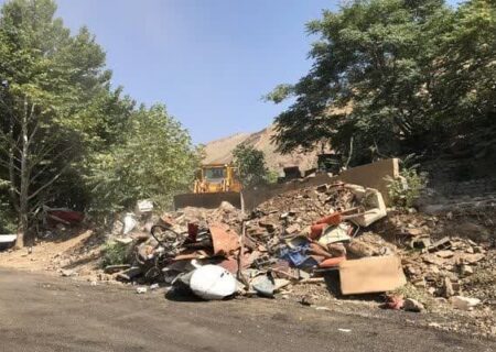 تخریب 10مورد ساخت و ساز غیرمجاز در حریم جاده‌های البرز
