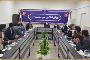 حضور نماینده مردم در جلسه شورای اسلامی مشکین دشت