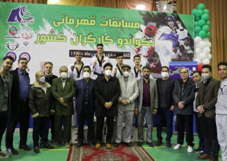 استان البرز مقام قهرمانی مسابقات تکواندو قهرمانی مردان کارگر کشور را کسب کردکارگر