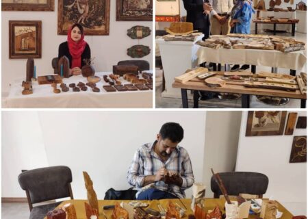 نمایشگاه تخصصی هنر چوب در مهرادمال کرج برپا شد