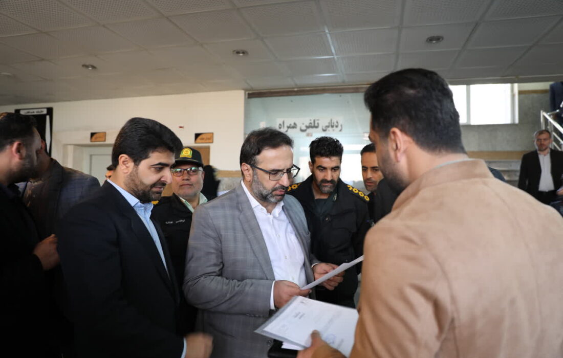 بازدید سرزده رئیس کل دادگستری استان البرز از دادگستری شهرستان فردیس