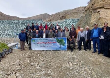 افتتاح اولین پروژه مشارکتی آبخیزداری در حوزه بهره برداری از معدن در شهرستان ساوجبلاغ