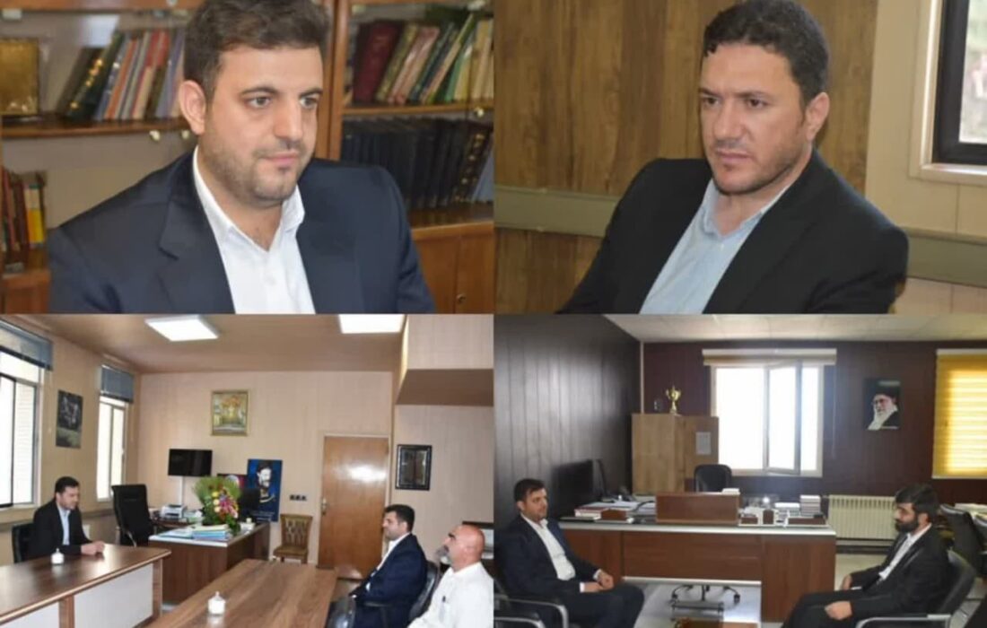 دیدار شهردار گلسار با رئیس دادگستری و دادستان شهرستان ساوجبلاغ همزمان با هفته قوه قضائیه