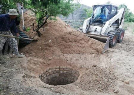 پر کردن بیش از ۲۸۰ حلقه چاه غیرمجاز درساوجبلاغ