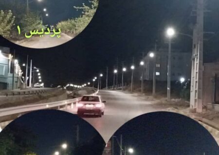 تلاش جهادی شرکت عمران برای پاسخگویی به مطالبات ساکنین شهرجدید مهستان، این بار اجرای روشنایی معابر 