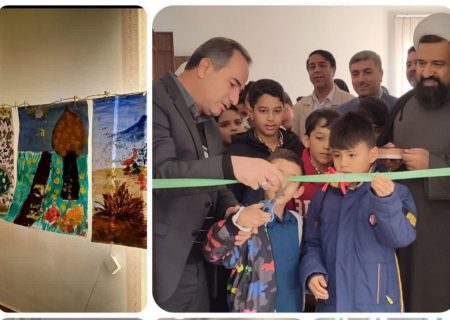 افتتاح اولین نمایشگاه آثار نقاشی کودکان و نوجوانان شهرستان چهارباغ