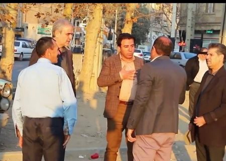 ساماندهی و رفع گره های ترافیکی خیابان شهید مرادی مشکین دشت