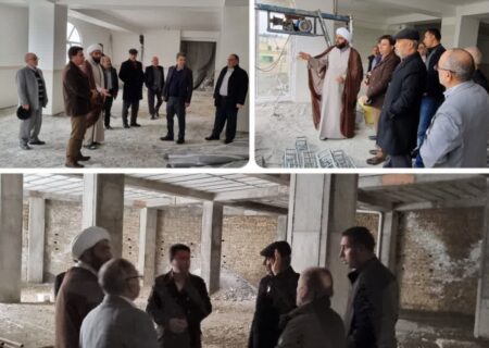 شهردار مشکین دشت از مراحل ساخت مسجد جامع صاحب الزمان (عج) شهرک بعثت بازدید کرد