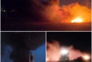 مهار دوباره آتش سوزی در شن چاله های تهراندشت شهرستان ساوجبلاغ